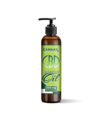 CannaRX CBD Enhanced Massage Oil For Nourishing Skin